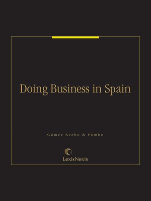 cover image of Doing Business in Spain